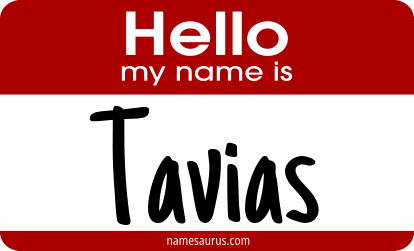 Hello my name is Tavias png download