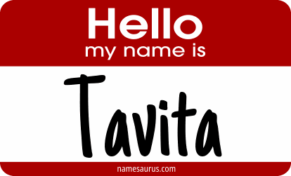 Hello my name is Tavita png download