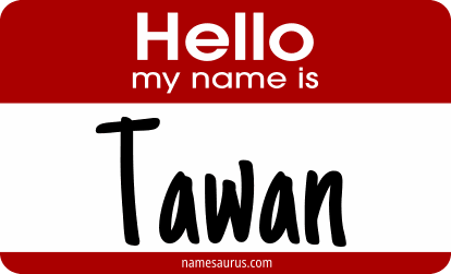 Hello my name is Tawan png download