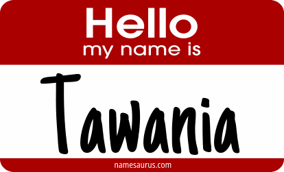 Hello my name is Tawania png download