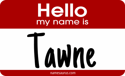 Hello my name is Tawne png download