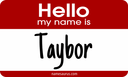 Hello my name is Taybor png download