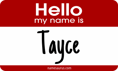 Hello my name is Tayce png download