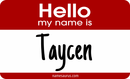 Hello my name is Taycen png download