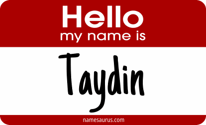 Hello my name is Taydin png download