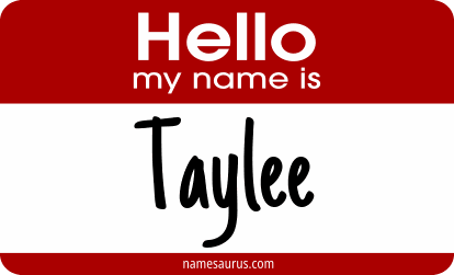 Hello my name is Taylee png download