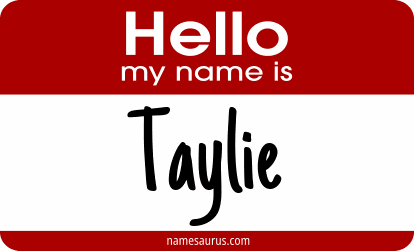 Hello my name is Taylie png download