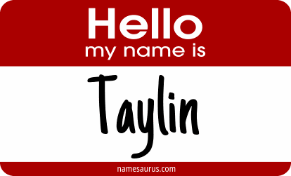 Hello my name is Taylin png download