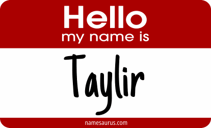 Hello my name is Taylir png download