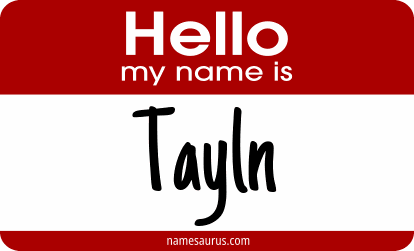 Hello my name is Tayln png download