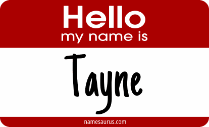 Hello my name is Tayne png download