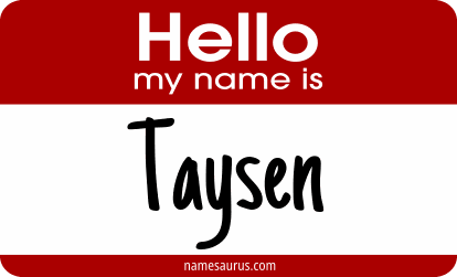Hello my name is Taysen png download