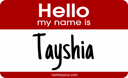 Hello my name is Tayshia png download
