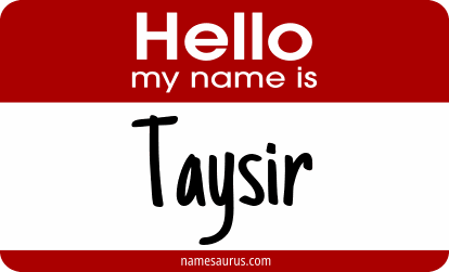 Hello my name is Taysir png download