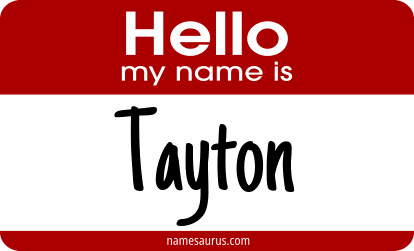 Hello my name is Tayton png download