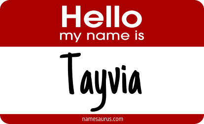 Hello my name is Tayvia png download