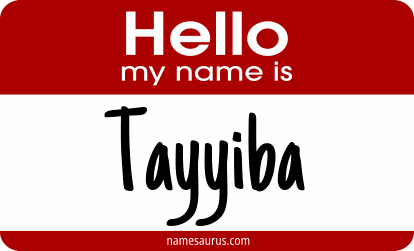 Hello my name is Tayyiba png download