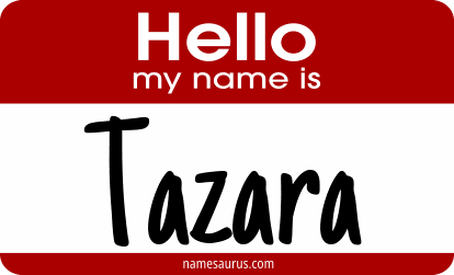 Hello my name is Tazara png download