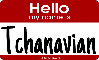 Hello my name is Tchanavian png download