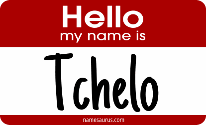 Hello my name is Tchelo png download