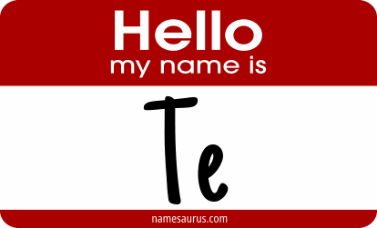 Hello my name is Te png download