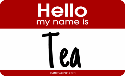 Hello my name is Tea png download