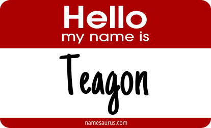 Hello my name is Teagon png download