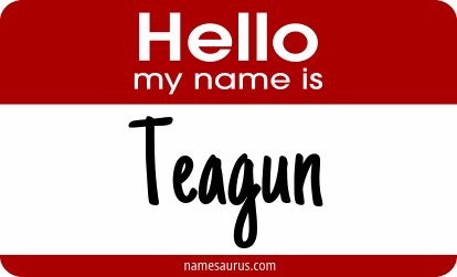 Hello my name is Teagun png download