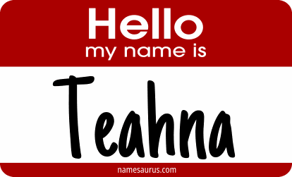 Hello my name is Teahna png download