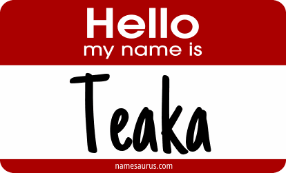 Hello my name is Teaka png download