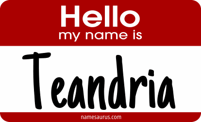 Hello my name is Teandria png download