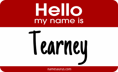 Hello my name is Tearney png download