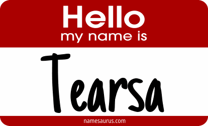 Hello my name is Tearsa png download