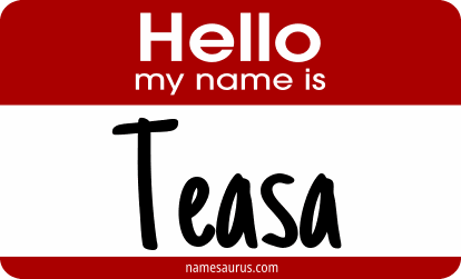 Hello my name is Teasa png download
