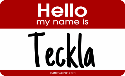 Hello my name is Teckla png download