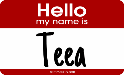 Hello my name is Teea png download