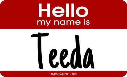 Hello my name is Teeda png download