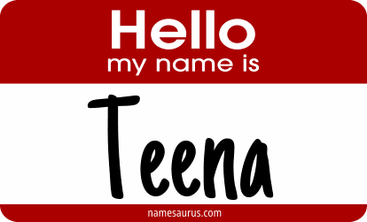 Hello my name is Teena png download