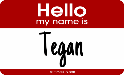 Hello my name is Tegan png download