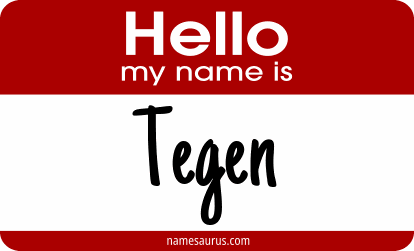 Hello my name is Tegen png download