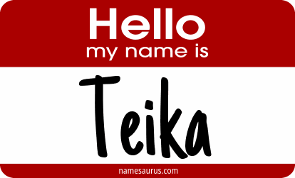 Hello my name is Teika png download