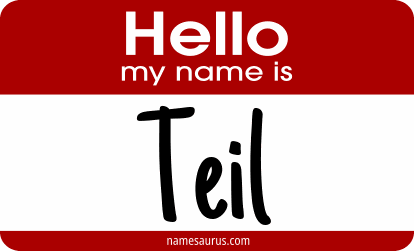 Hello my name is Teil png download