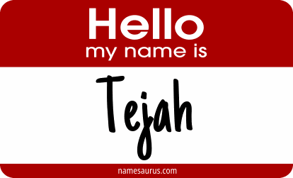 Hello my name is Tejah png download