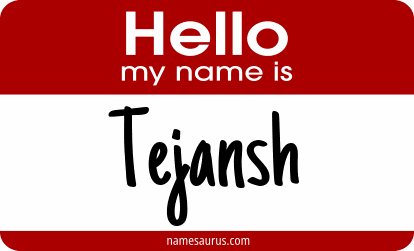 Hello my name is Tejansh png download
