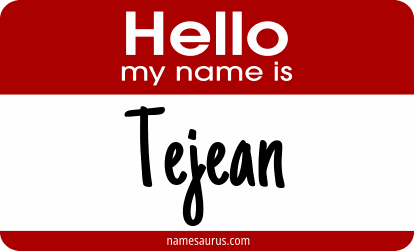 Hello my name is Tejean png download