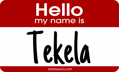 Hello my name is Tekela png download