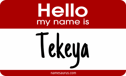 Hello my name is Tekeya png download