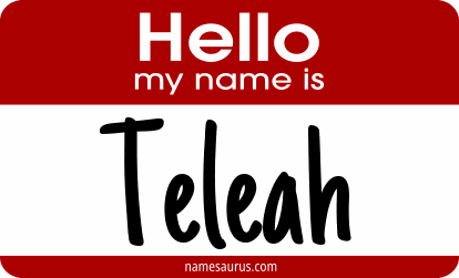 Hello my name is Teleah png download