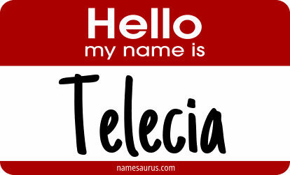 Hello my name is Telecia png download