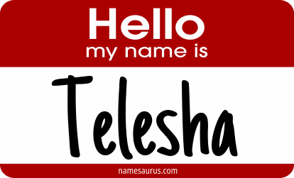 Hello my name is Telesha png download